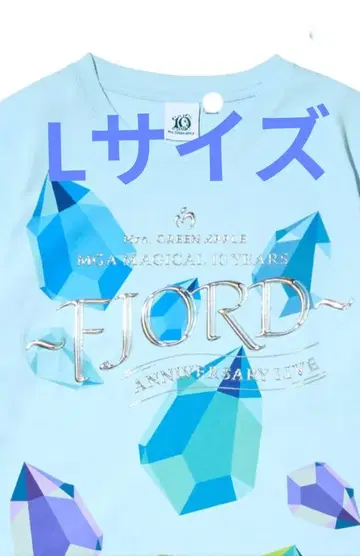 Mrs.GREEN APPLE FJORD 티셔츠 라이트 블루 L 사이즈