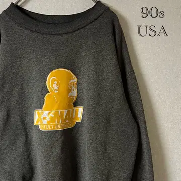 90s MEDALLION/X-SMALL 맨투맨/그레이/USA제