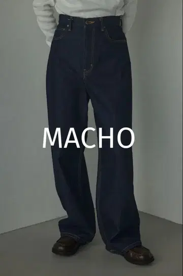 블랙 바이 마우지 [MACHO] one wash 데님
