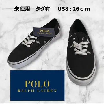 미사용 택 포함 POLO RALPH LAUREN 로우컷 스니커즈 26cm