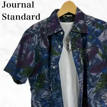 JOURNAL STANDARD 올 패턴 셔츠 반팔 셔츠 상의