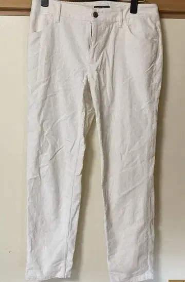 새상품급 Eddie Bauer 화이트 코듀로이 팬츠 일본 L 사이즈