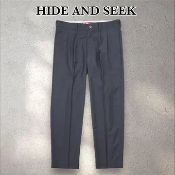 새상품급 HIDEANDSEEK Pleated Trouser 그레이 M