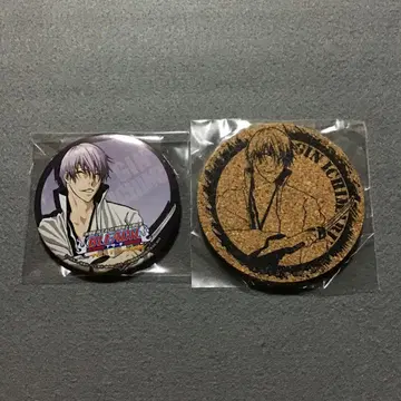 BLEACH 이치마루 긴 난자타운 캔뱃지 코르크 코스터 세트