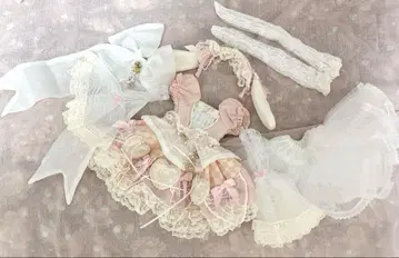 40cm 인형 1/4 아웃핏 드레스 핑크