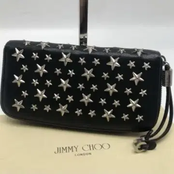 박스 있음 지미추 Jimmy Choo 필리파 스타 스터드 장지갑