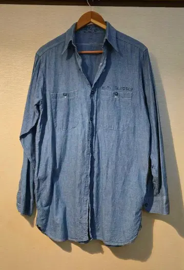 빈티지 U.S.NAVY 1950년대 Chambray 사이즈 15