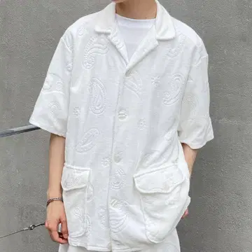 TOWNCRAFT 페이즐리 셔츠