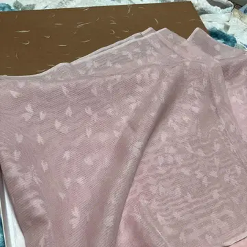 벚꽃 핑크 얇은 비침 기모노 숄