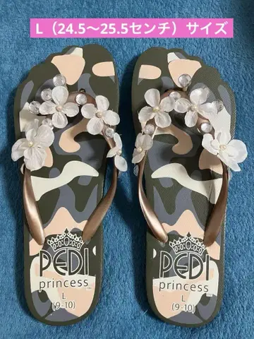 미사용 L 사이즈 PEDI Princess 비치 샌들 페디 프린세스