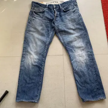 HYSTERIC GLAMOUR 블루 데님 스트레이트