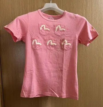 EVISU 핑크 T셔츠 30-32