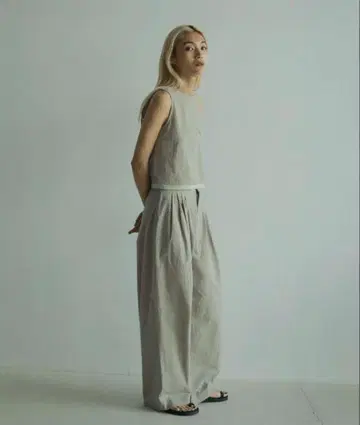 완판템 anuke Check Tuck Pants 사이즈 36 M