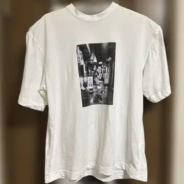 Y-3 그래픽 프린트 티셔츠 M 화이트