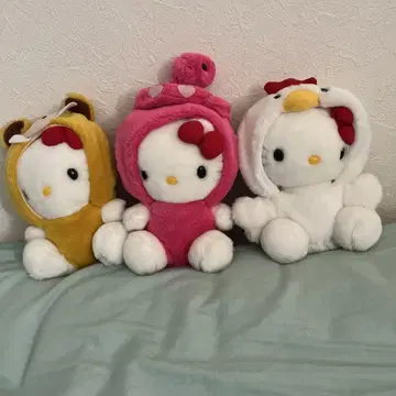 Sanrio 띠별 헬로키티 봉제 인형 3개 세트