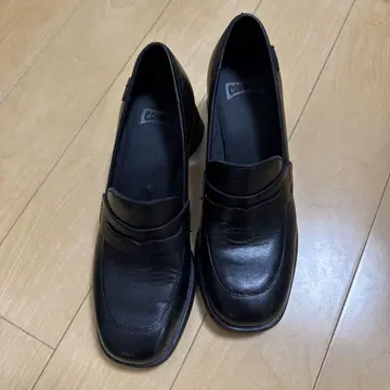 Camper 힐 로퍼 소가죽 블랙 23.5cm