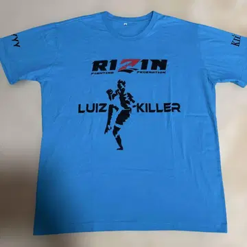 RIZIN LUIZ KILLER 티셔츠 블루 L 사이즈