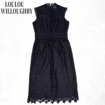 LOULOU WILLOUGHBY 클로버 케미컬 레이스 원피스