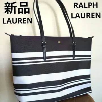 새상품 LAUREN 랄프 로렌 토트백 모노톤