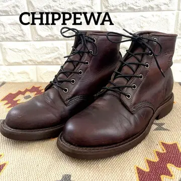 CHIPPEWA 치페와 워크 부츠 홍차