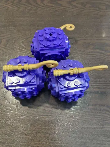 원피스 LEGO 악마의 열매 고무고무 열매 블록 3개 세트