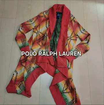 POLO RALPH LAUREN 네이티브 무늬 가운 가디건