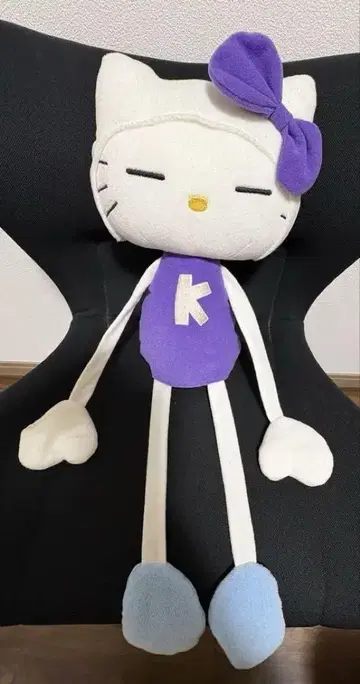 초레어! 헤이세이 레트로 키티 손 발 긴 연대 물 키티 보라색 버전
