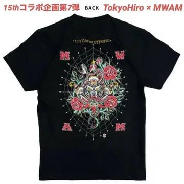 맨 위드 TokyoHiro mwam 콜라보 티셔츠 블랙 L
