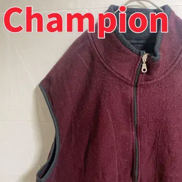 Y331 [ Champion ] 플리스 보아 베스트 [ 와인 ]