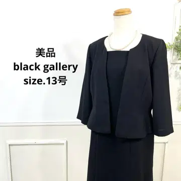 새상품급 black gallery 블랙 포멀 일체형 원피스
