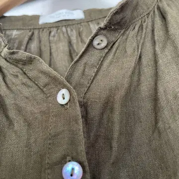 fog linen work 올리브 원피스