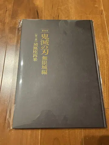 극장판 귀멸의 칼날 무한의 성편 아카자 재림 팜플렛 최초 한정판