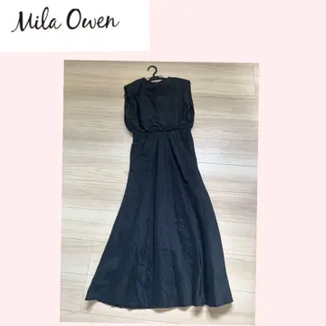 Mila Owen 슬리브리스 롱 원피스 네이비 s