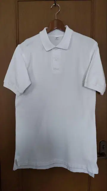화이트 피케 셔츠 슬릿 L 사이즈 새상품급