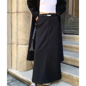 Glam.dressluxa 롱 캐주얼 수트 스커트
