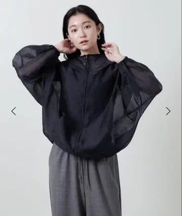 MARW UNITED ARROWS 시어 후드티 네이비