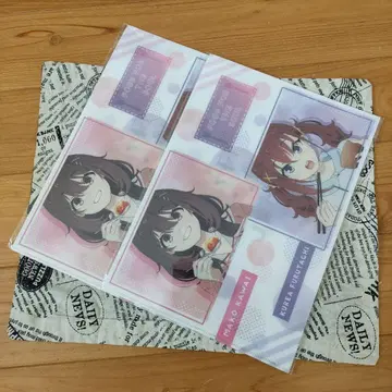 나날은 흘러도 밥은 맛있어! 훼미리마트 한정 클리어 파일 x 2
