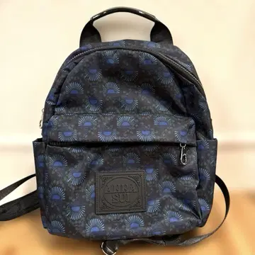 [ 컨디션 최상 ] ANNA SUI 안나수이 저니 컴팩트 백팩 블루