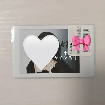 CUTIE STREET 큐스토 마나베 나기사키 생일 기념 폴라로이드 사인