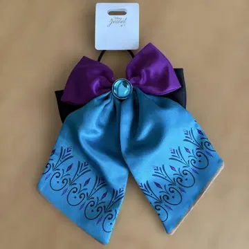 디즈니 안나 엘사 헤어 포니 리본 DISNEY FROZEN