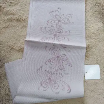 장식용 깃 카라 꽃무늬 기모노 액세서리 옅은 핑크 공방 도미이