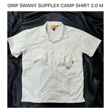GRIP SWANY 서플렉스 캠핑 셔츠 M 반팔 그립스와니