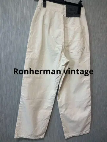 Ronhermanvintage 흰색 팬츠 화이트 팬츠 페인터 팬츠