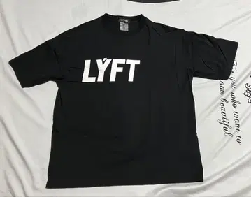 LYFT WIND AND 티셔츠 S 사이즈 블랙