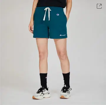 Champion 그린 숏팬츠 M
