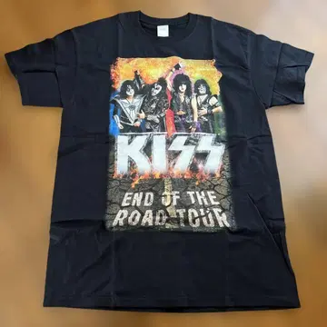 KISS END OF THE ROAD TOUR 티셔츠 M 키스 밴드