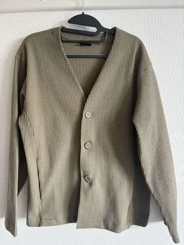 올리브 노카라 자켓 L 사이즈