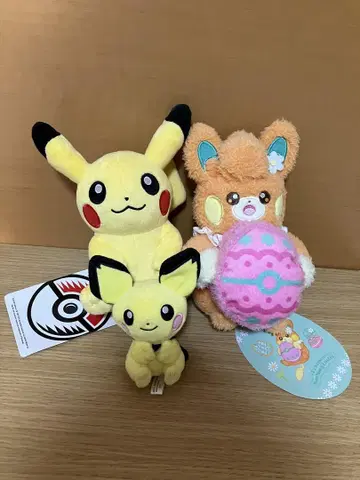포켓몬 피카츄 파모 피츄 봉제 인형 세트