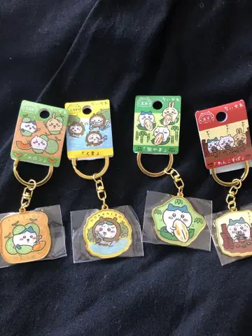 치이카와 (먼작귀) 지역 특산품 키링 3종 하치와레