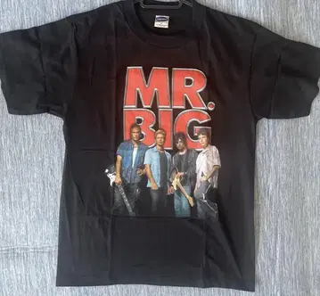 새상품 MR. BIG 티셔츠 M 사이즈 블랙